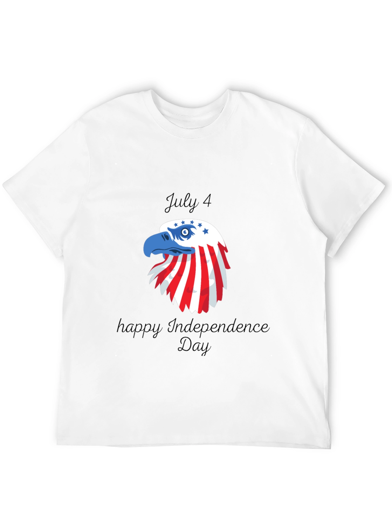 Patriotic Eagle July 4th Independence Day Tee