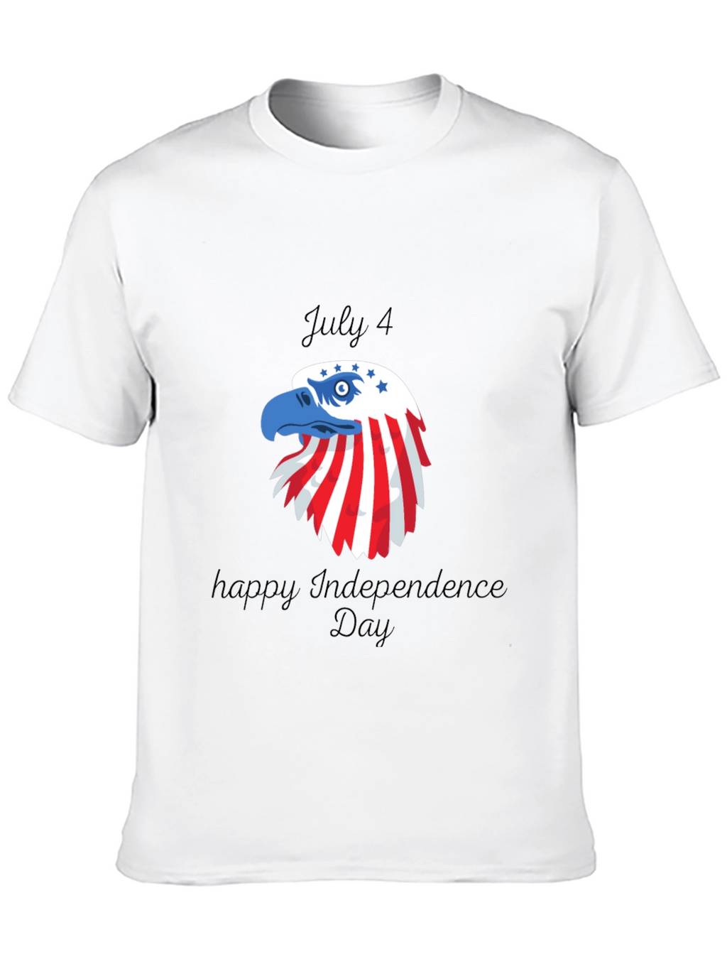 Patriotic Eagle July 4th Independence Day Tee
