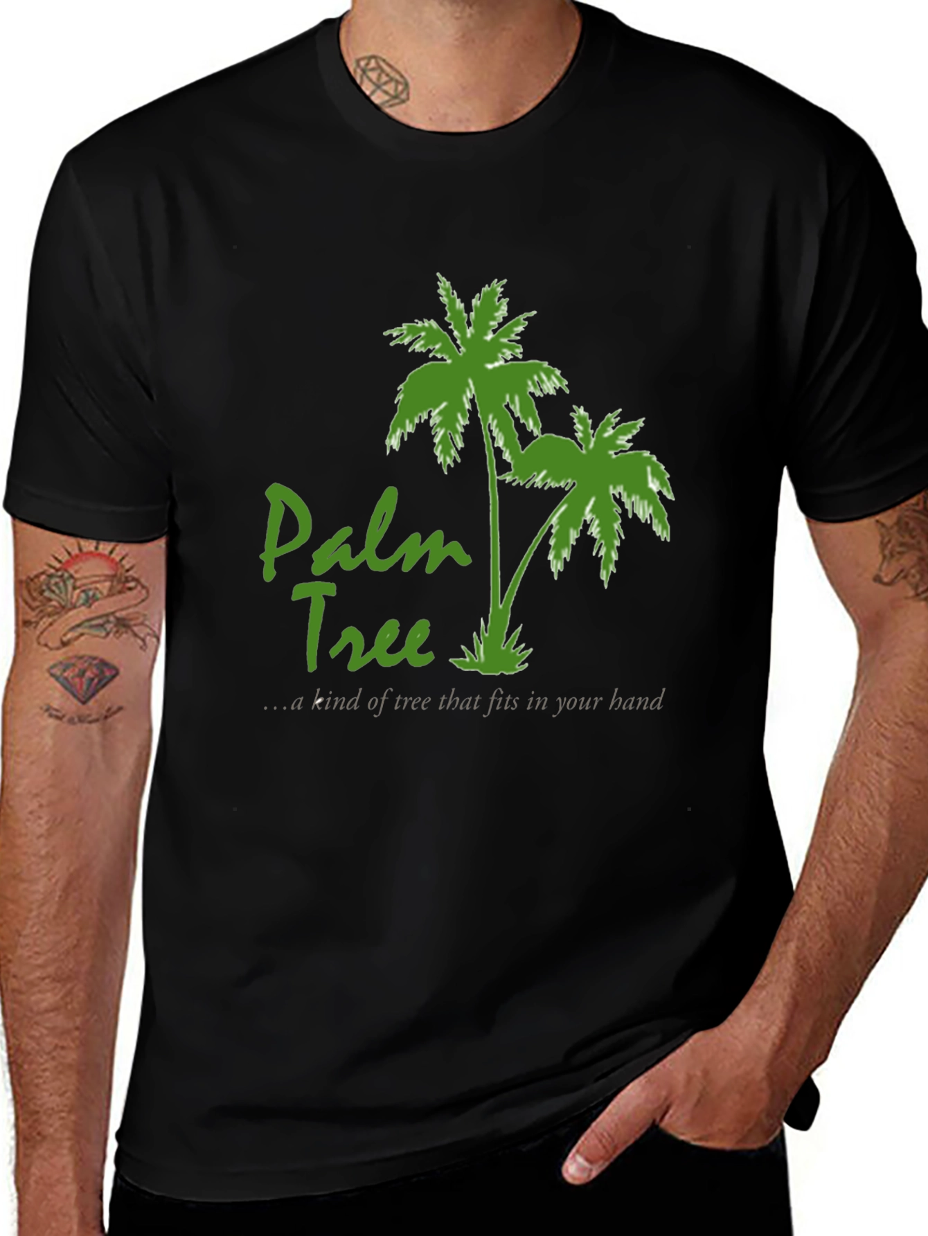 Palm Tree Graphic T-Shirt - Tropical Vibes