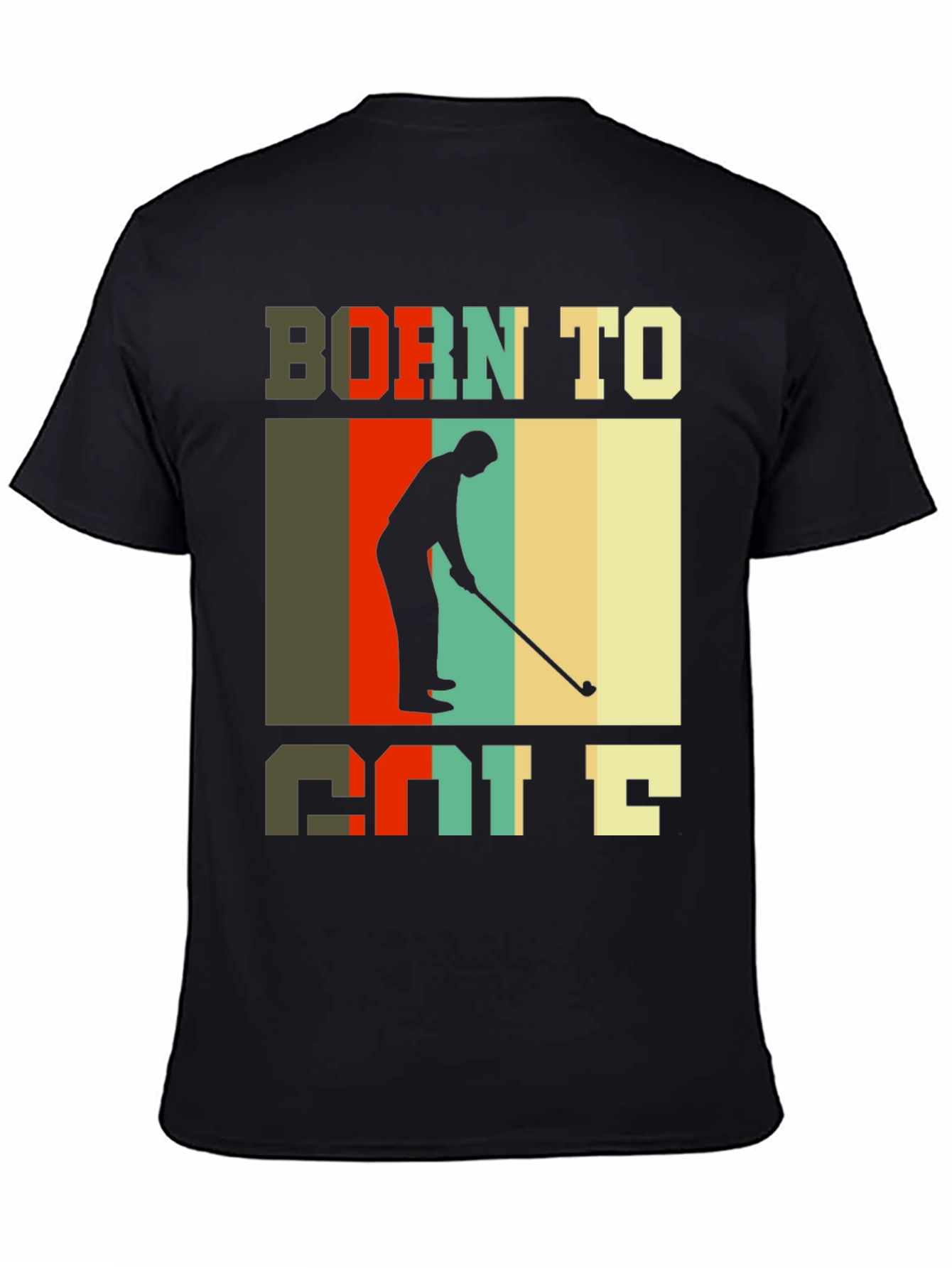 Born to Golf T-Shirt Retro Style Golfer Tee