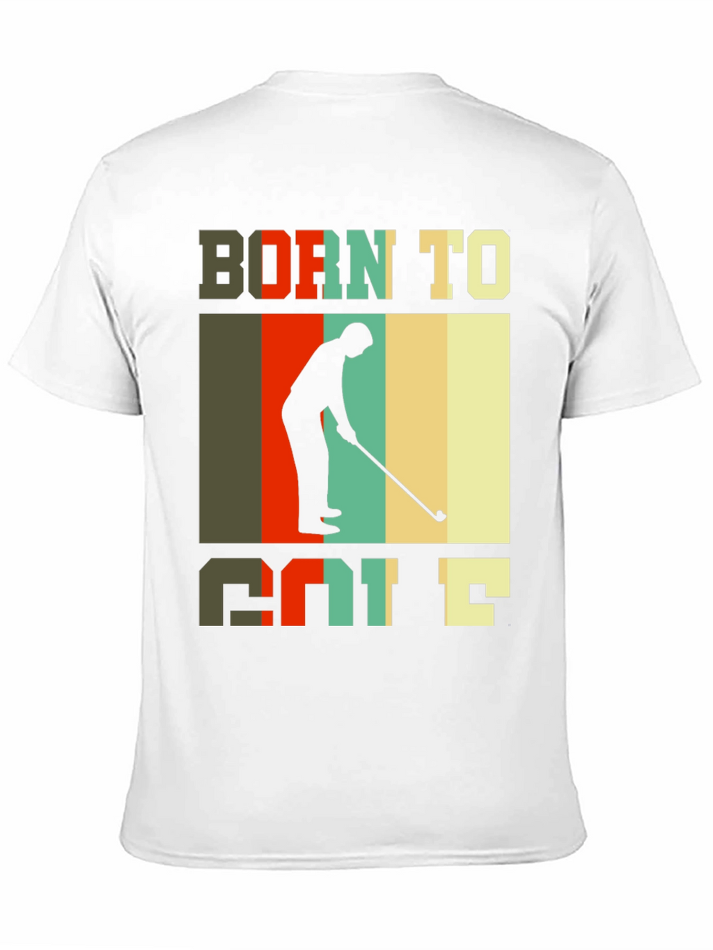 Born to Golf T-Shirt Retro Style Golfer Tee
