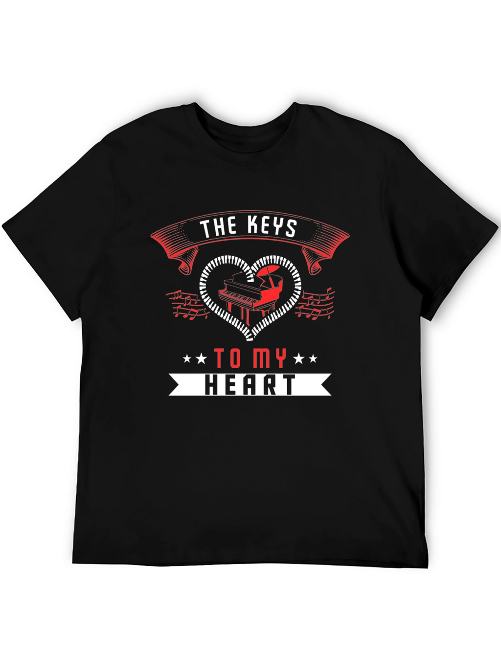 The Keys to My Heart Piano T-Shirt