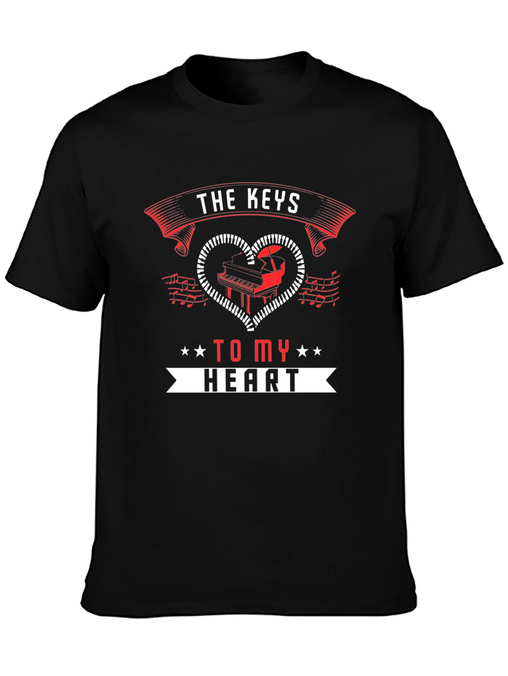 The Keys to My Heart Piano T-Shirt