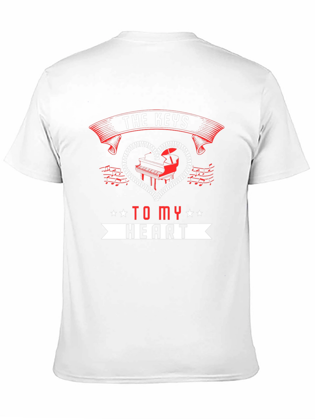 The Keys to My Heart Piano T-Shirt