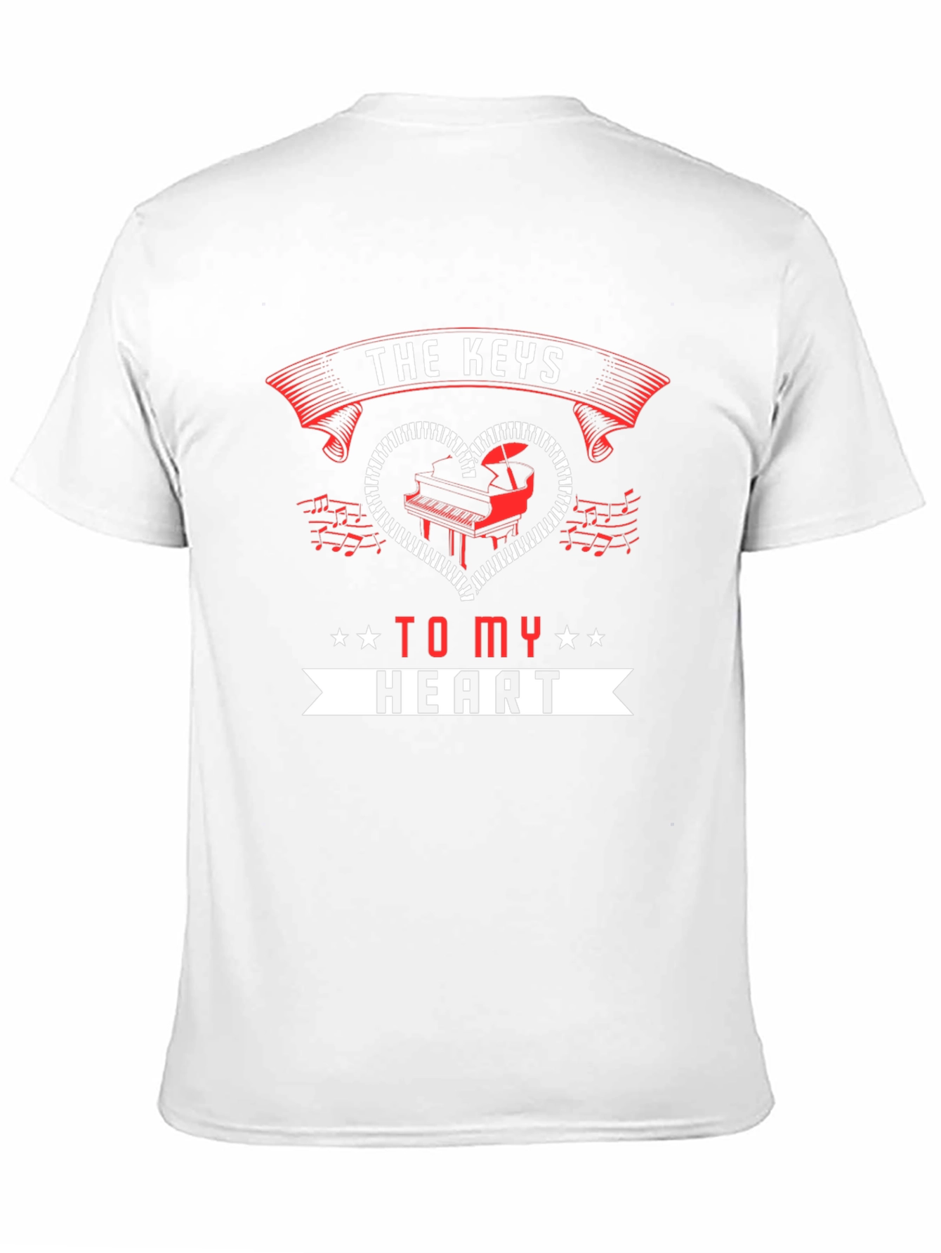 The Keys to My Heart Piano T-Shirt