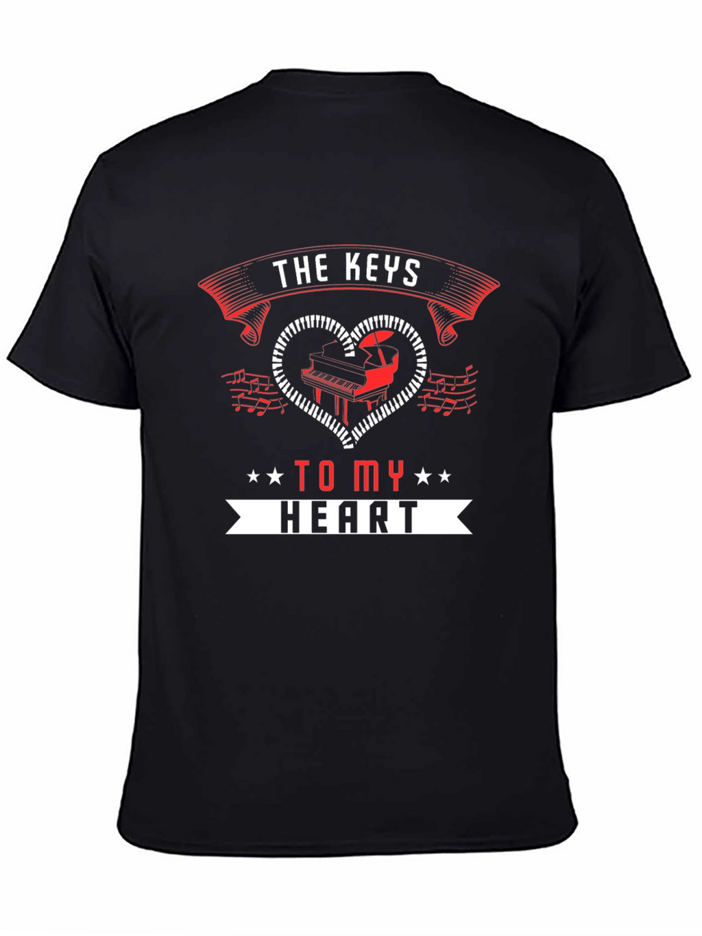 The Keys to My Heart Piano T-Shirt