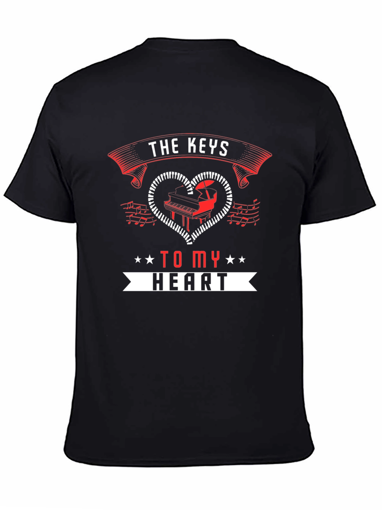 The Keys to My Heart Piano T-Shirt