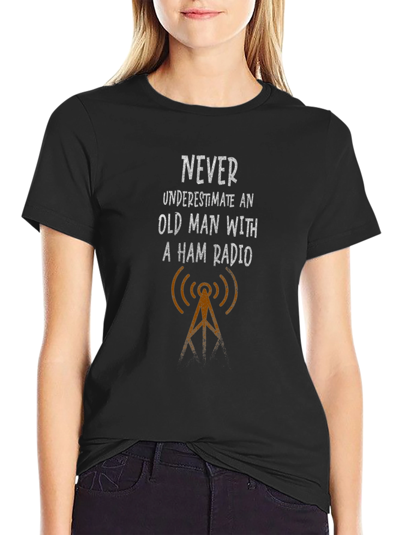 Old Man Ham Radio T-Shirt