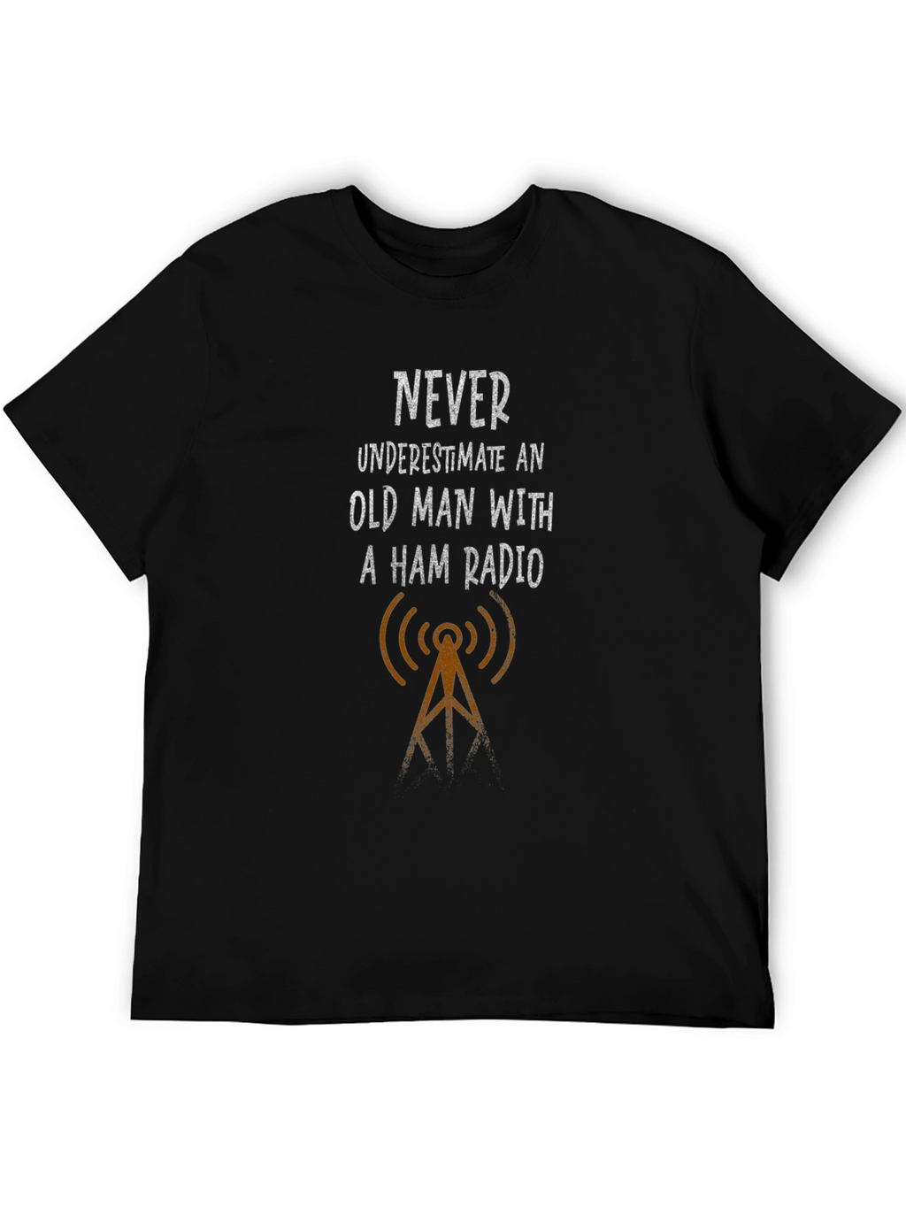 Old Man Ham Radio T-Shirt