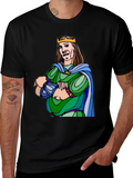 King Cartoon Graphic Tee - Black