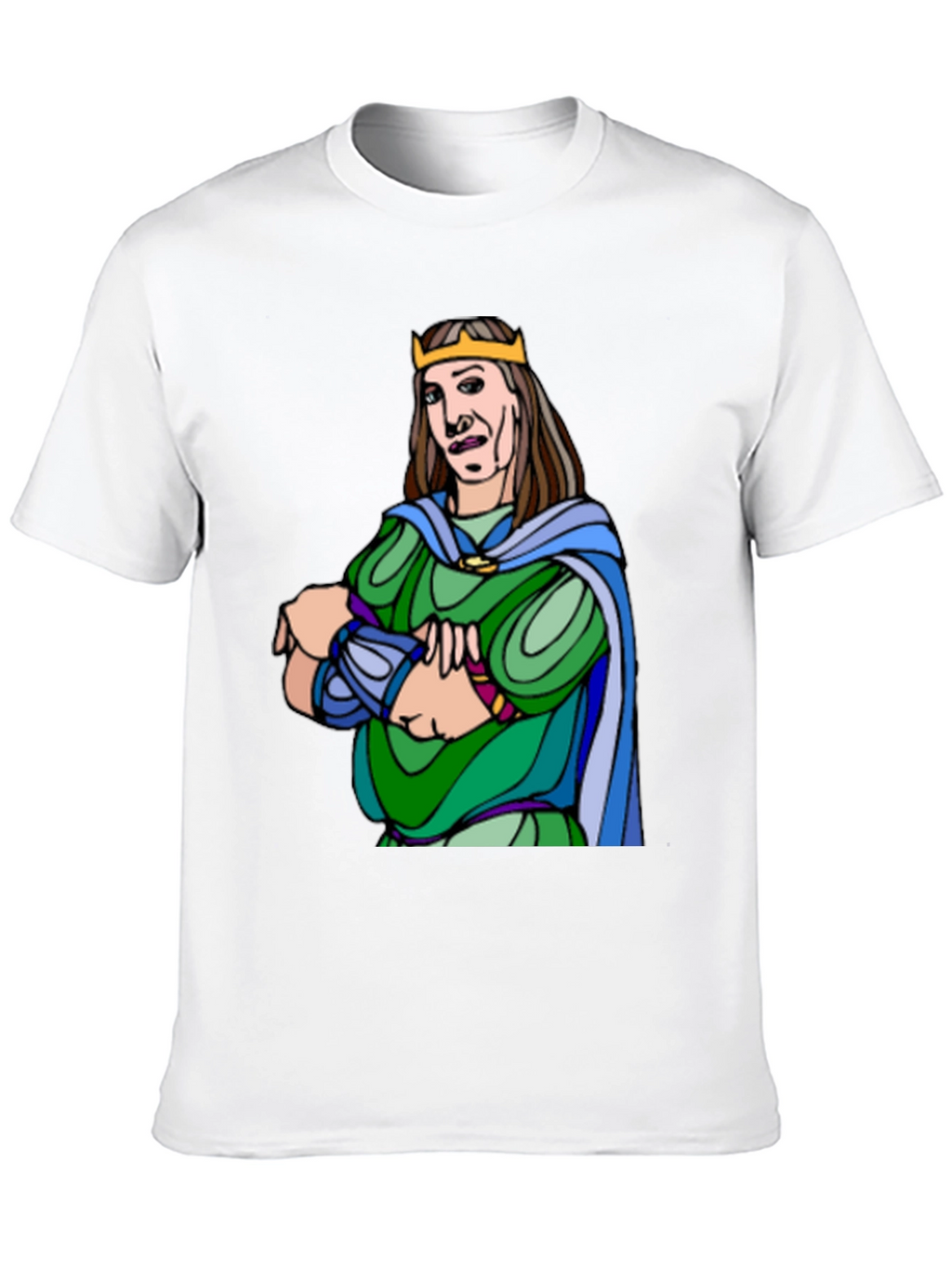 King Cartoon Graphic Tee - Black