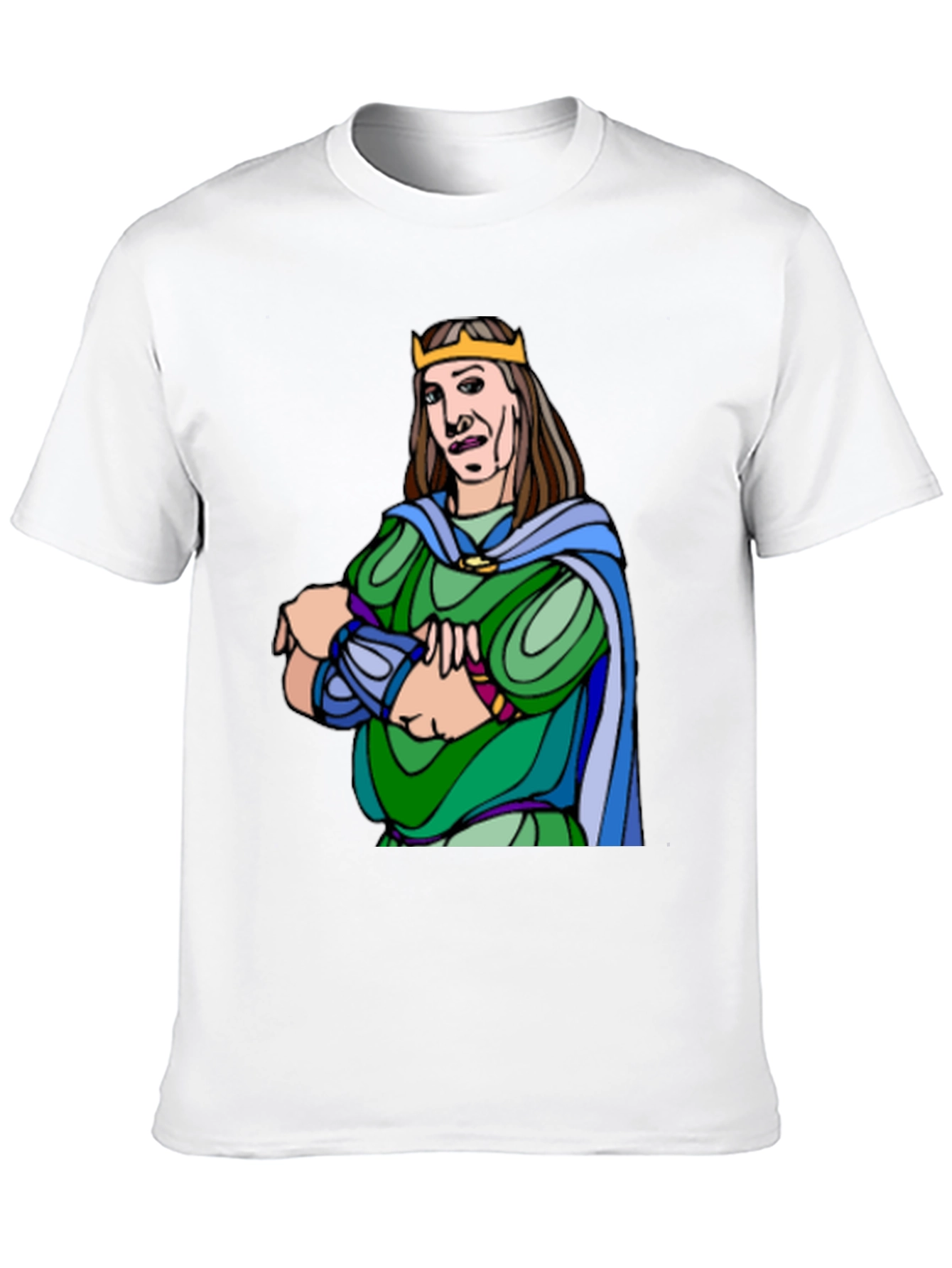 King Cartoon Graphic Tee - Black