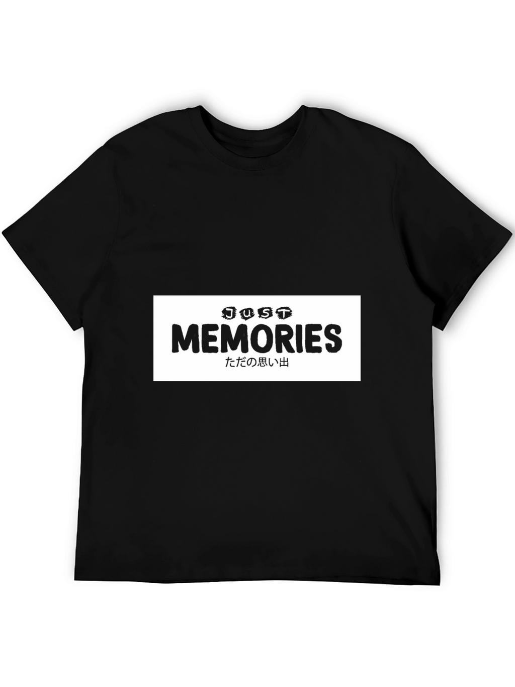 Just Memories Black T-Shirt