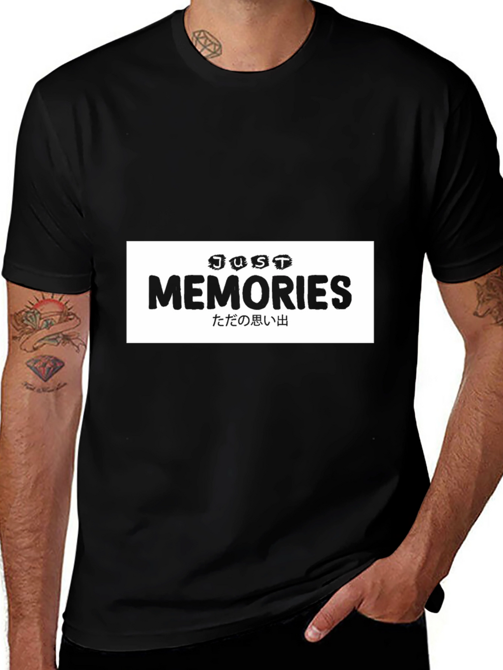 Just Memories Black T-Shirt