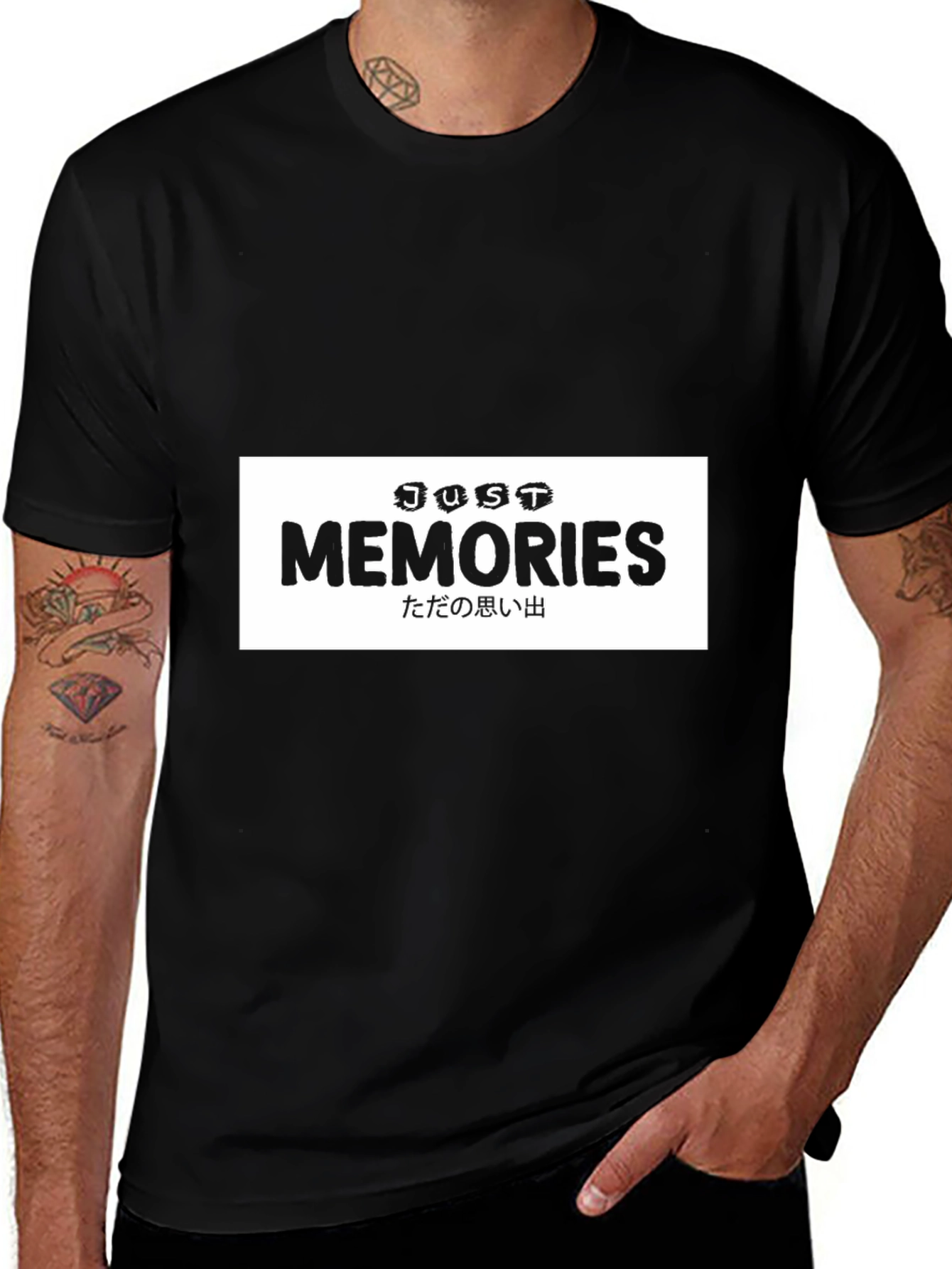 Just Memories Black T-Shirt