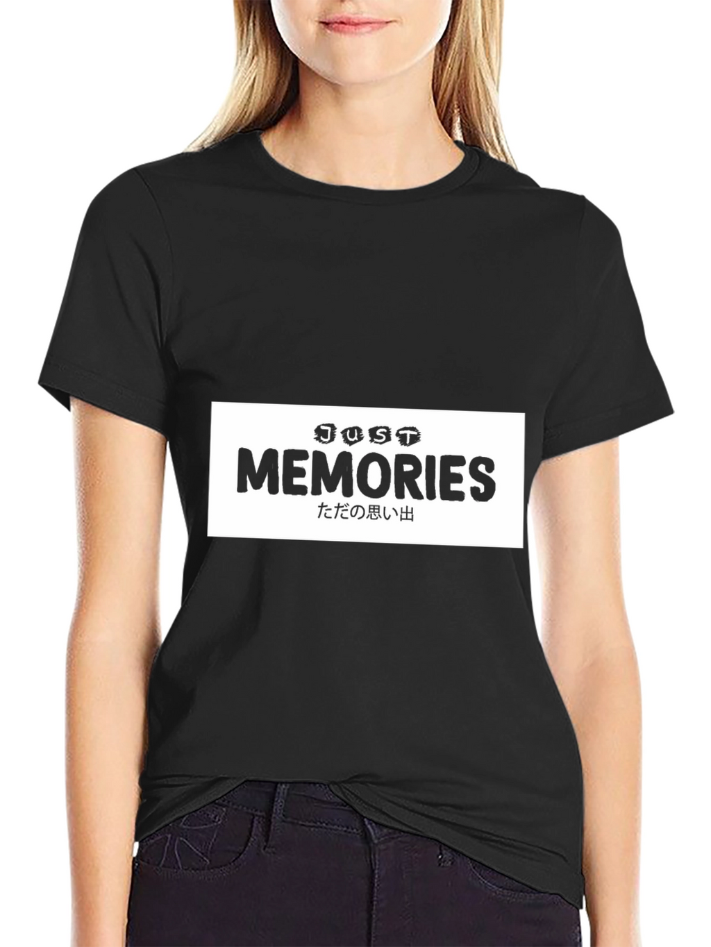 Just Memories Black T-Shirt