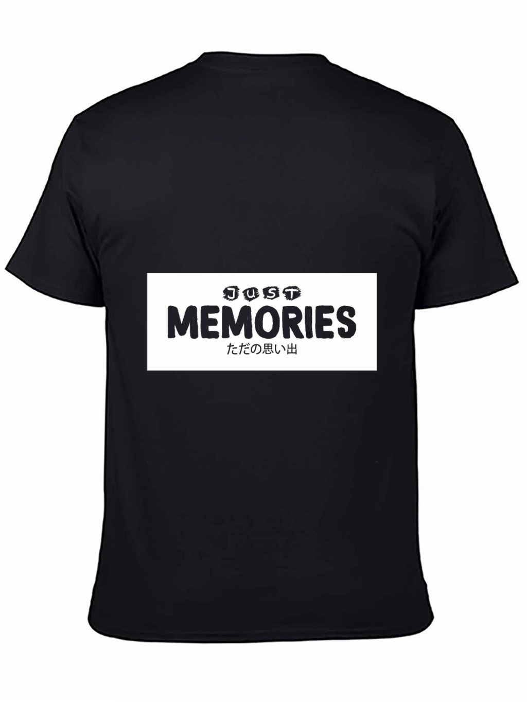 Just Memories Black T-Shirt