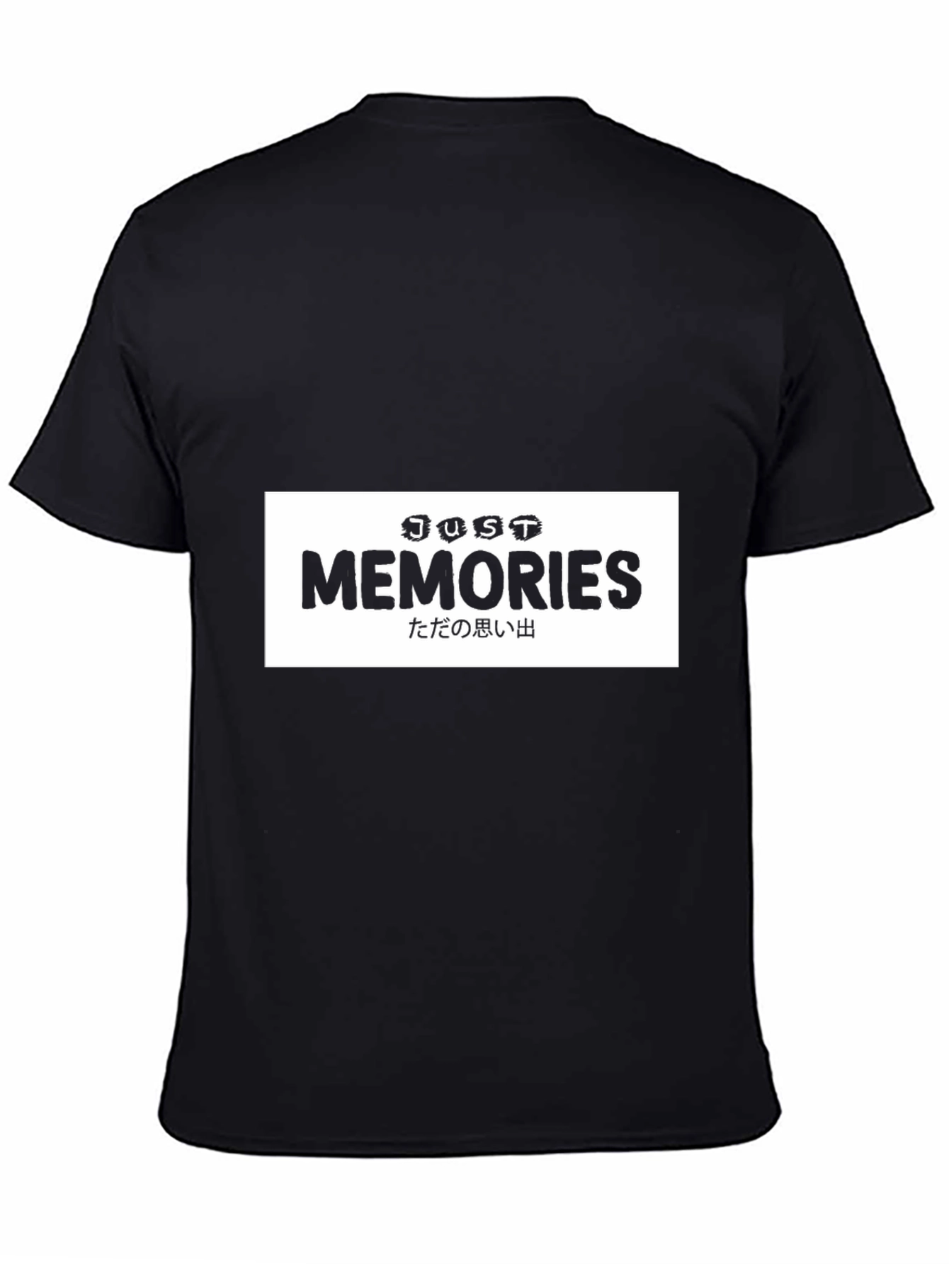 Just Memories Black T-Shirt
