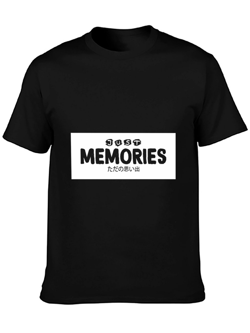 Just Memories Black T-Shirt