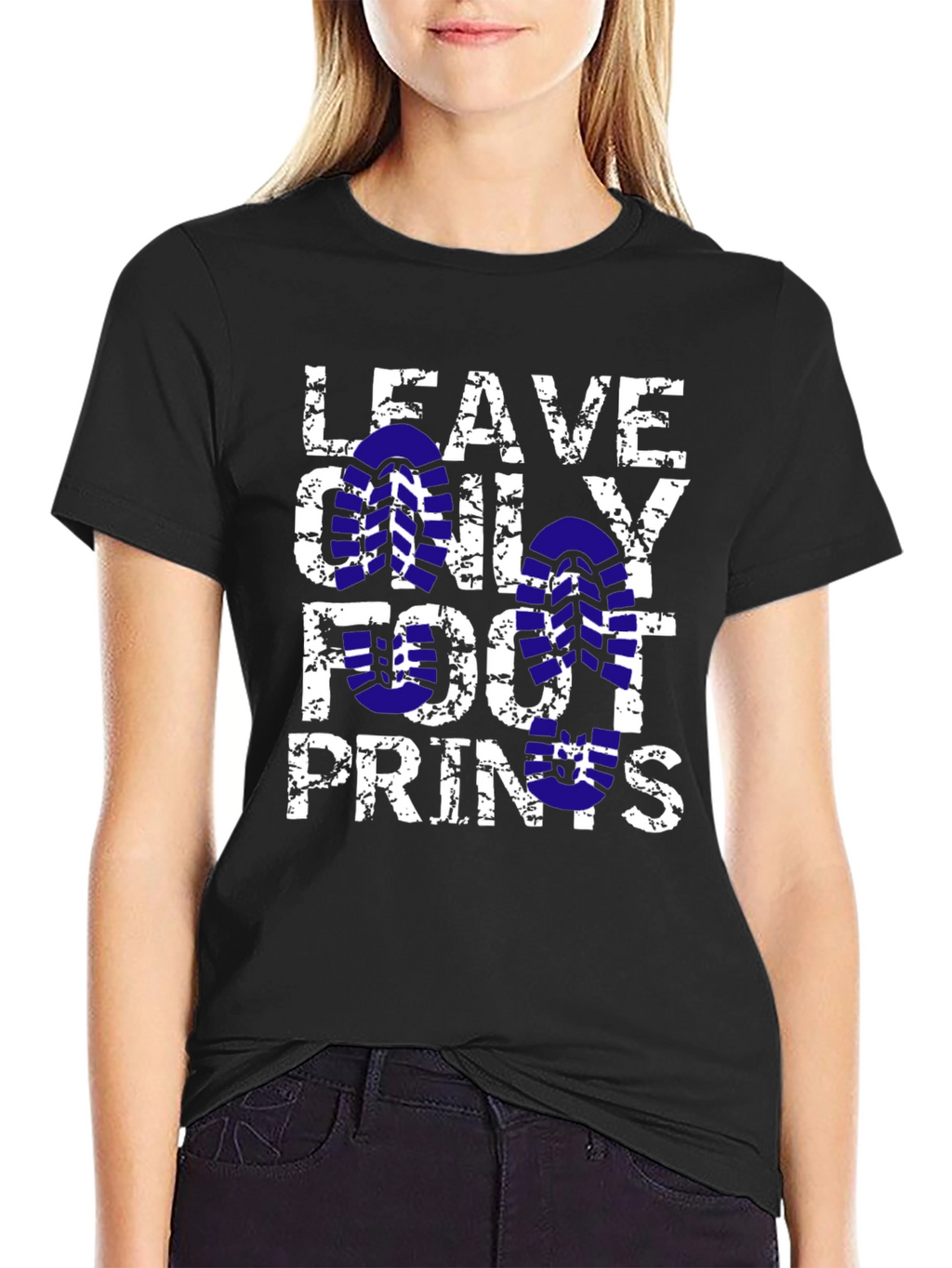 Leave Only Footprints Graphic Tee