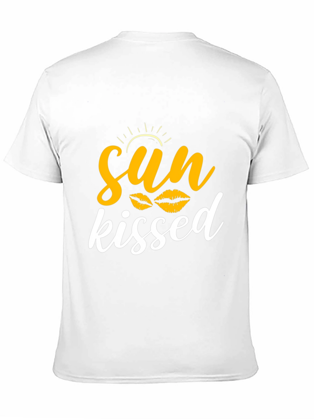 Sun Kissed Graphic Tee - Casual Black T-Shirt