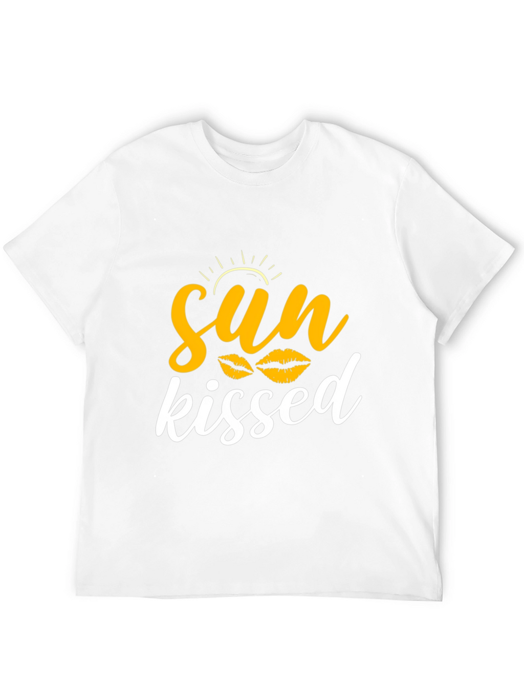 Sun Kissed Graphic Tee - Casual Black T-Shirt