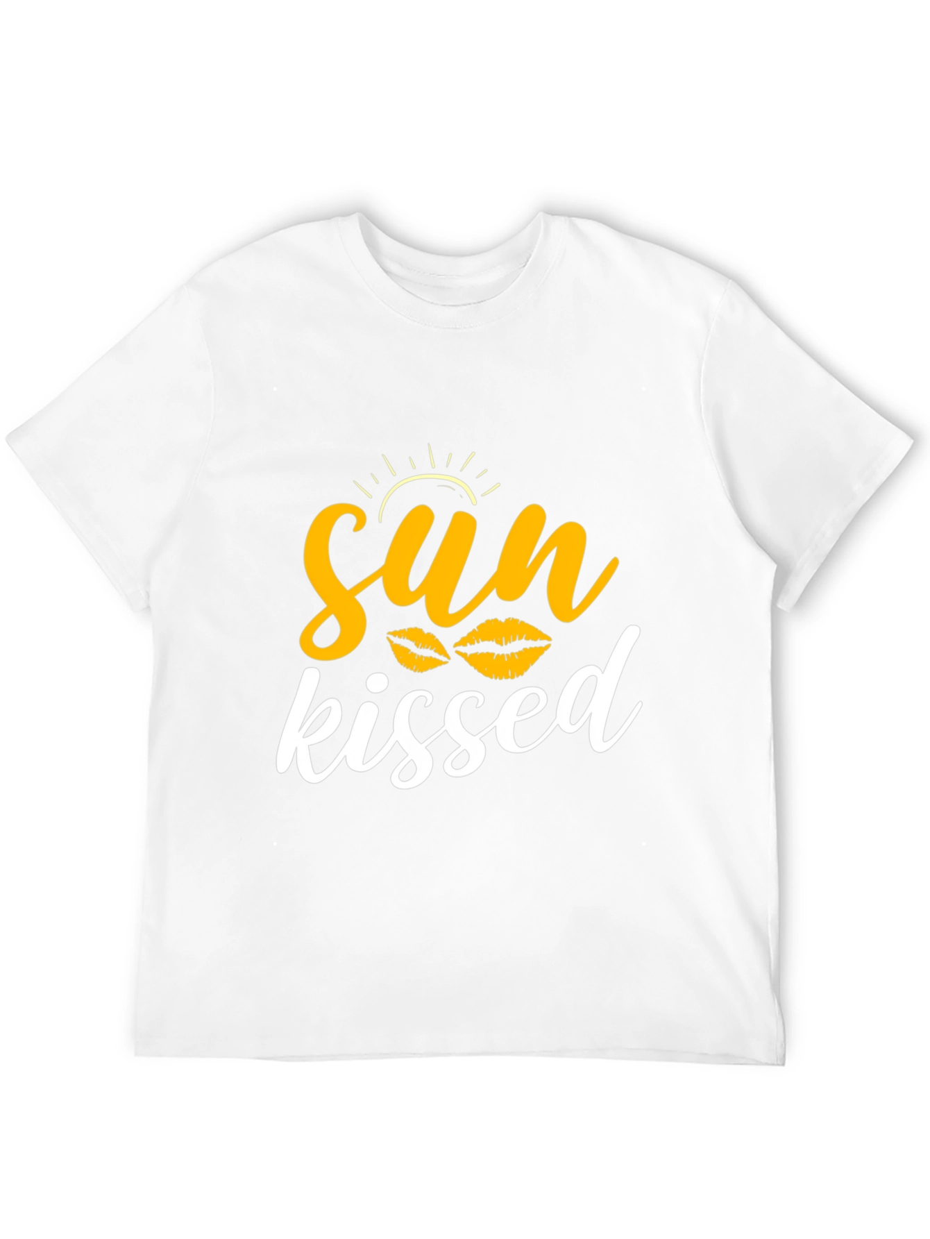 Sun Kissed Graphic Tee - Casual Black T-Shirt