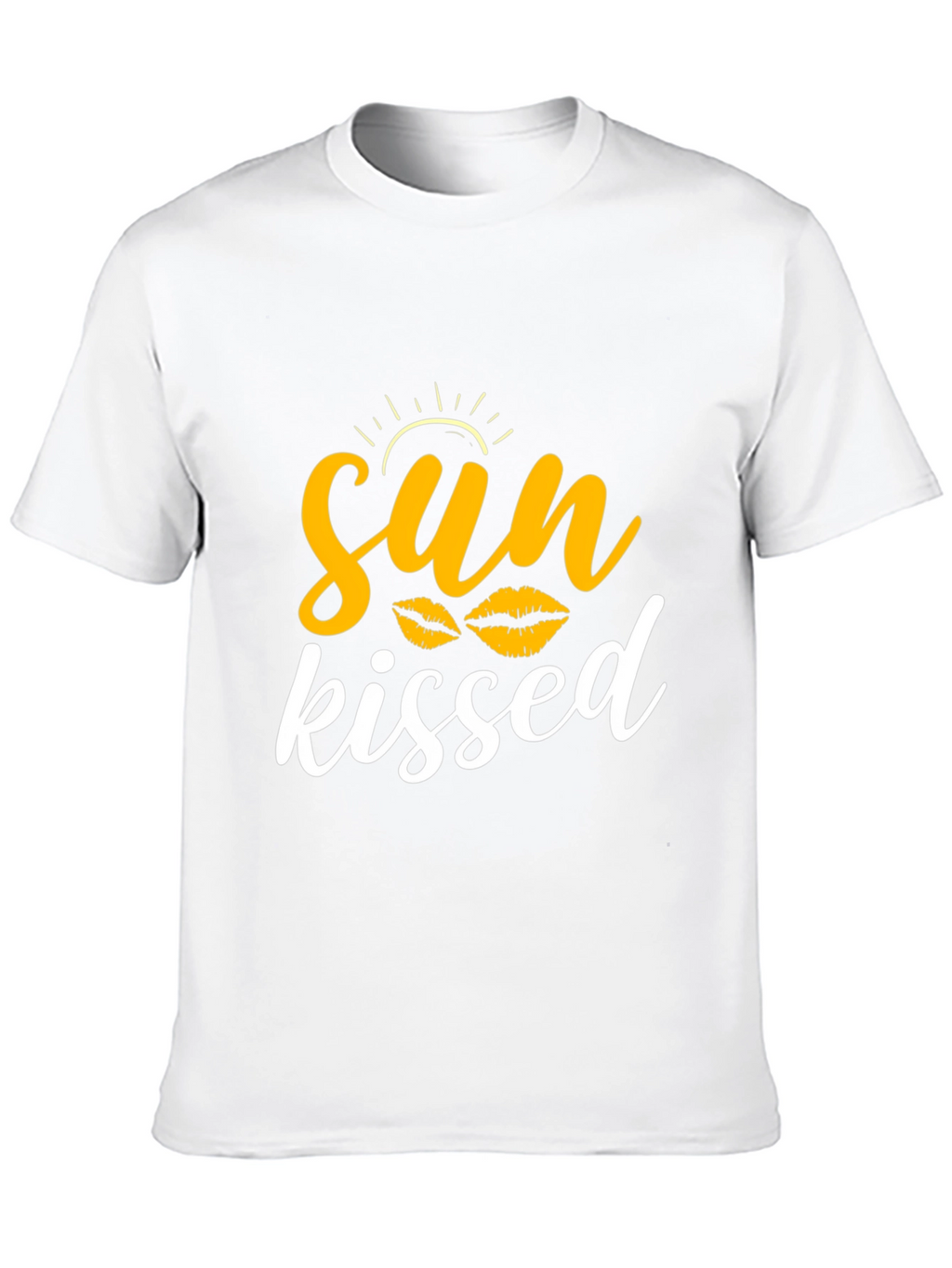 Sun Kissed Graphic Tee - Casual Black T-Shirt