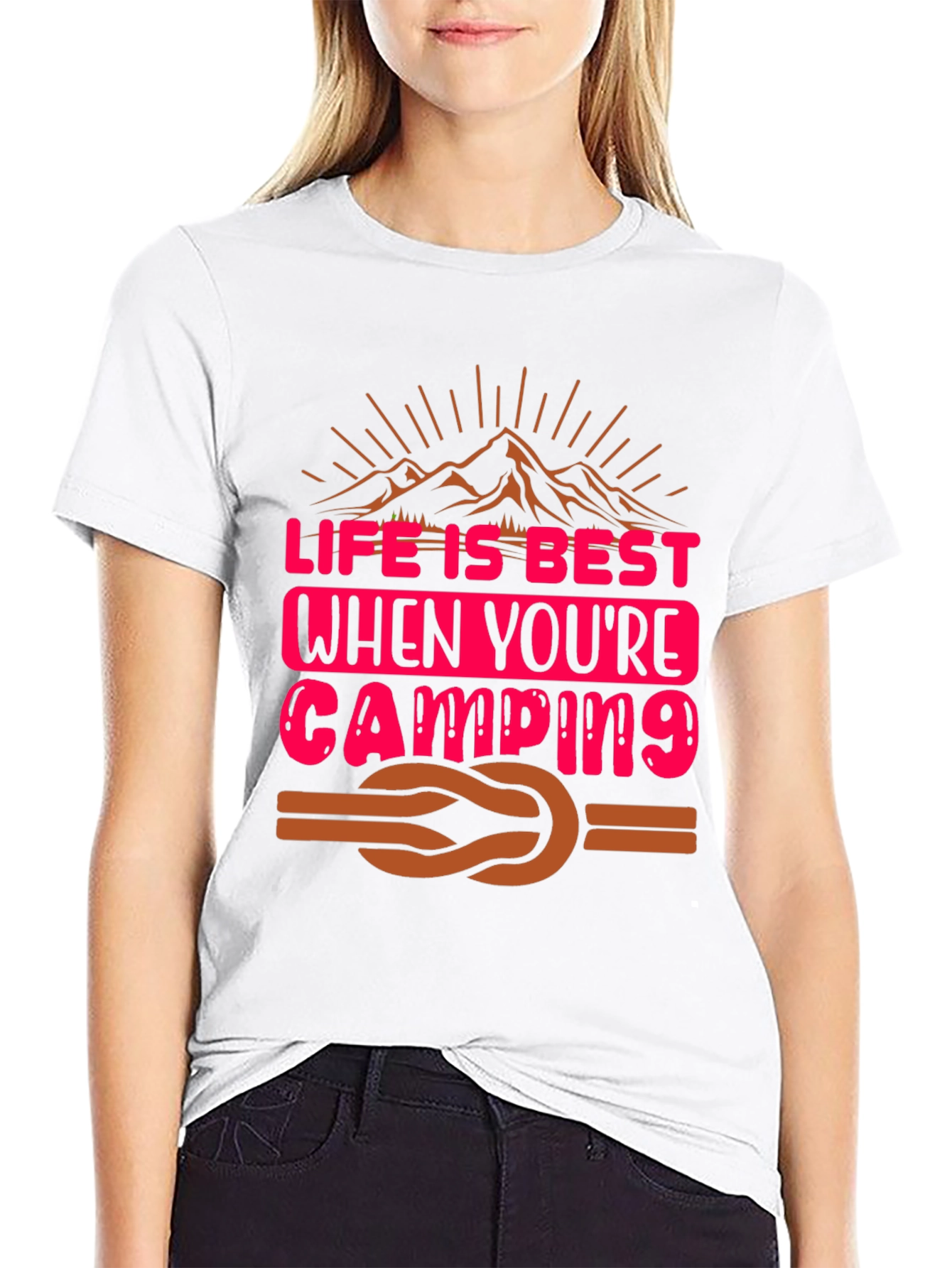 Camping Life Graphic Tee - Best When Youre Camping!