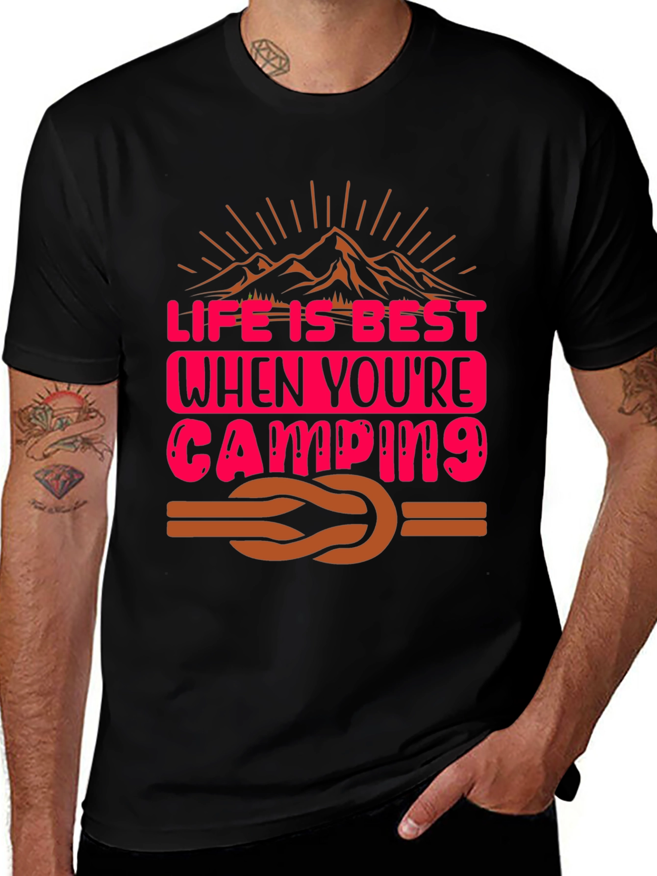 Camping Life Graphic Tee - Best When Youre Camping!