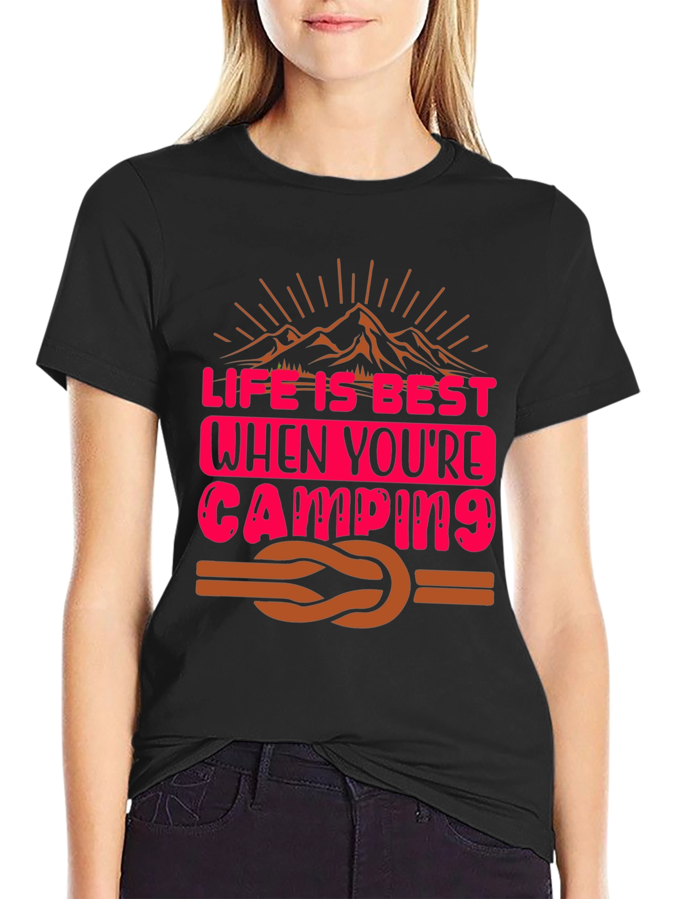 Camping Life Graphic Tee - Best When Youre Camping!