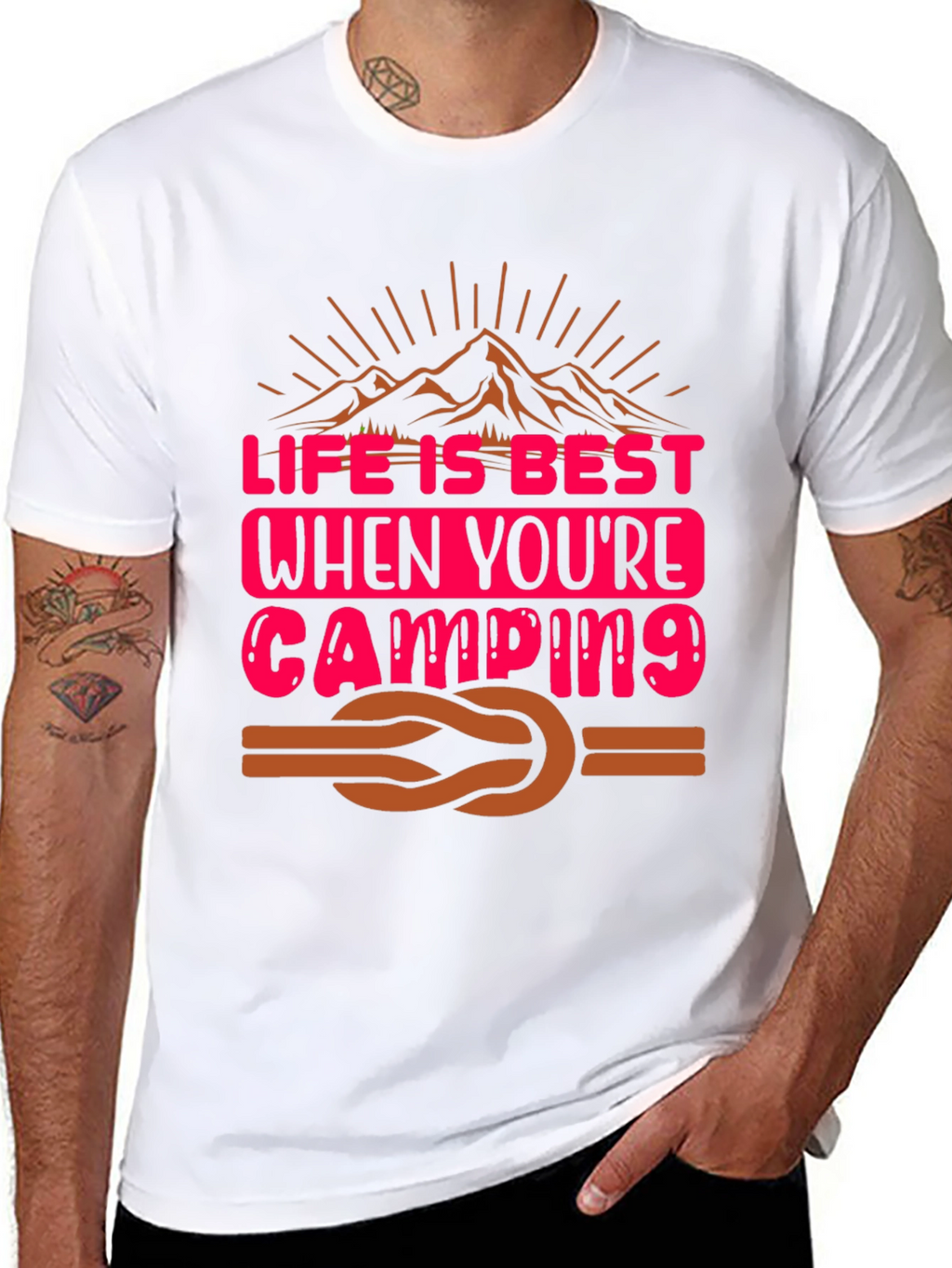 Camping Life Graphic Tee - Best When Youre Camping!