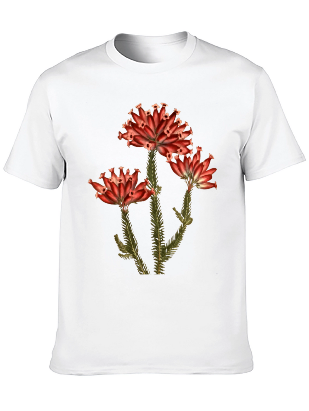 Botanical Print Tee - Unique Floral Design