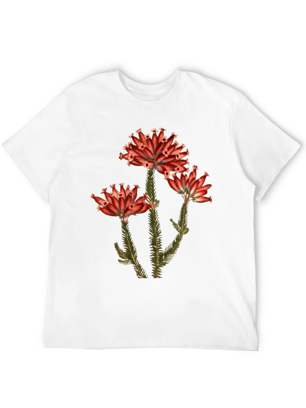 Botanical Print Tee - Unique Floral Design