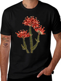 Botanical Print Tee - Unique Floral Design