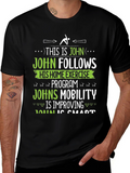 Johns Home Exercise T-Shirt - Funny Fitness Gift