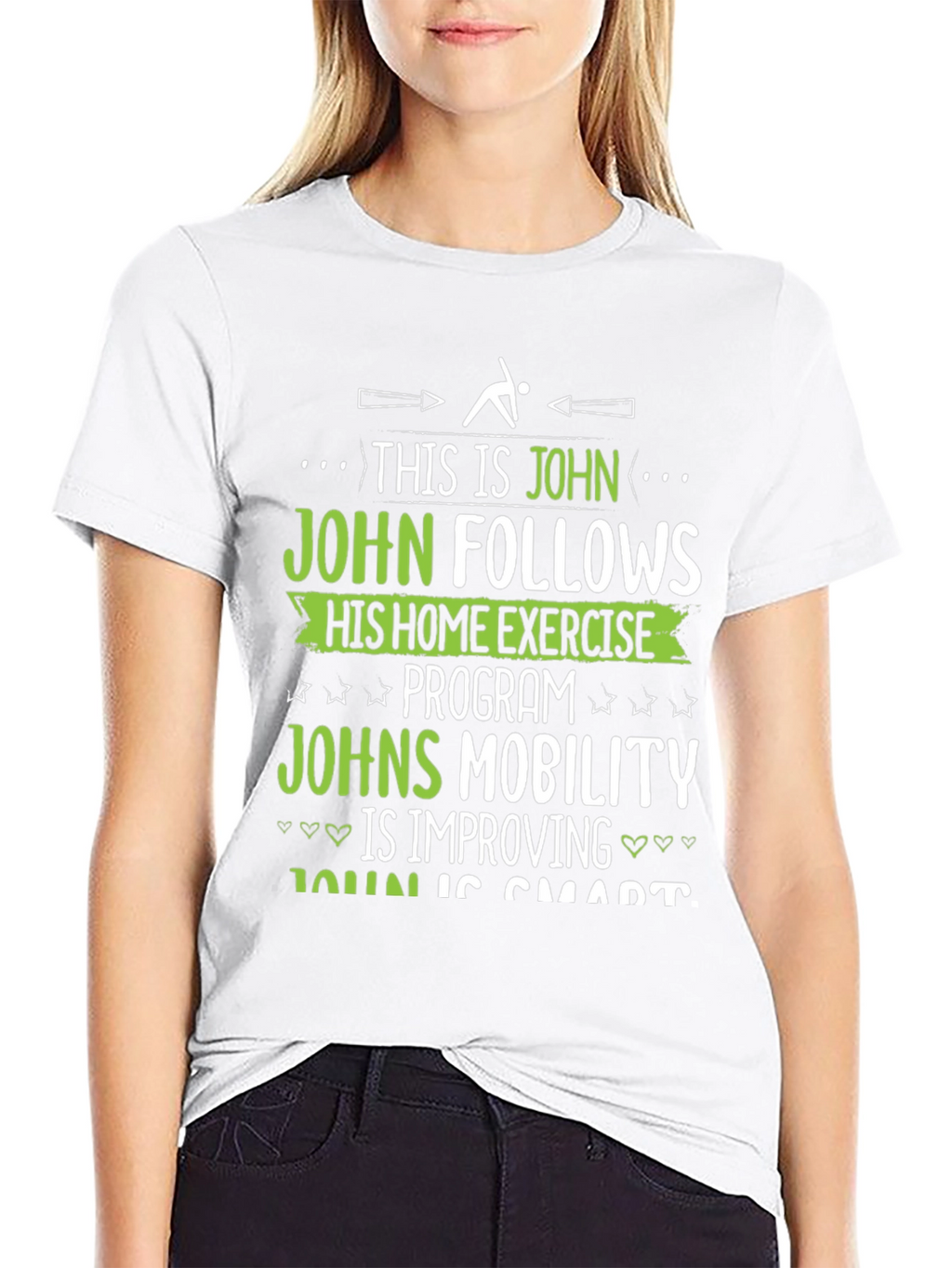 Johns Home Exercise T-Shirt - Funny Fitness Gift