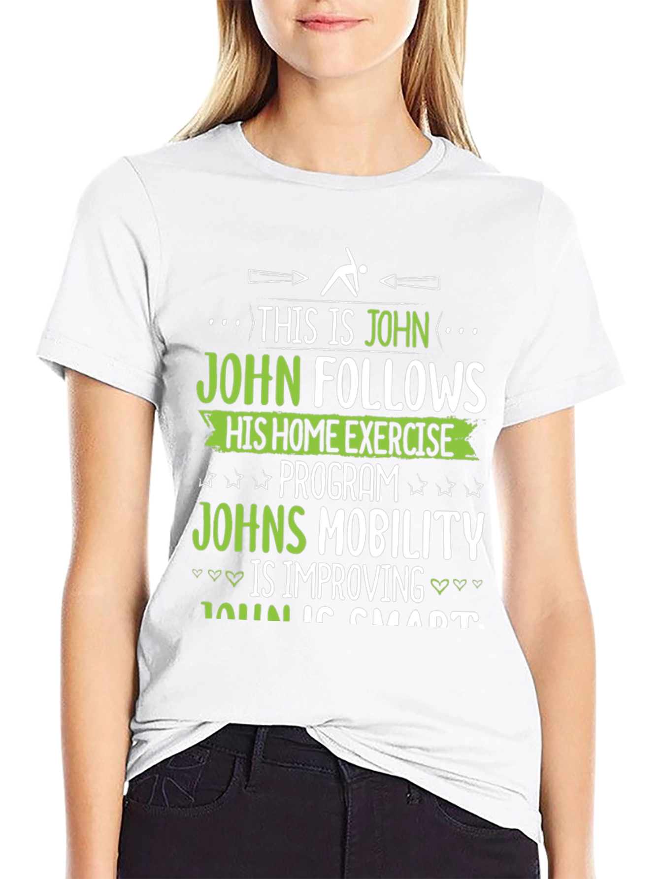 Johns Home Exercise T-Shirt - Funny Fitness Gift