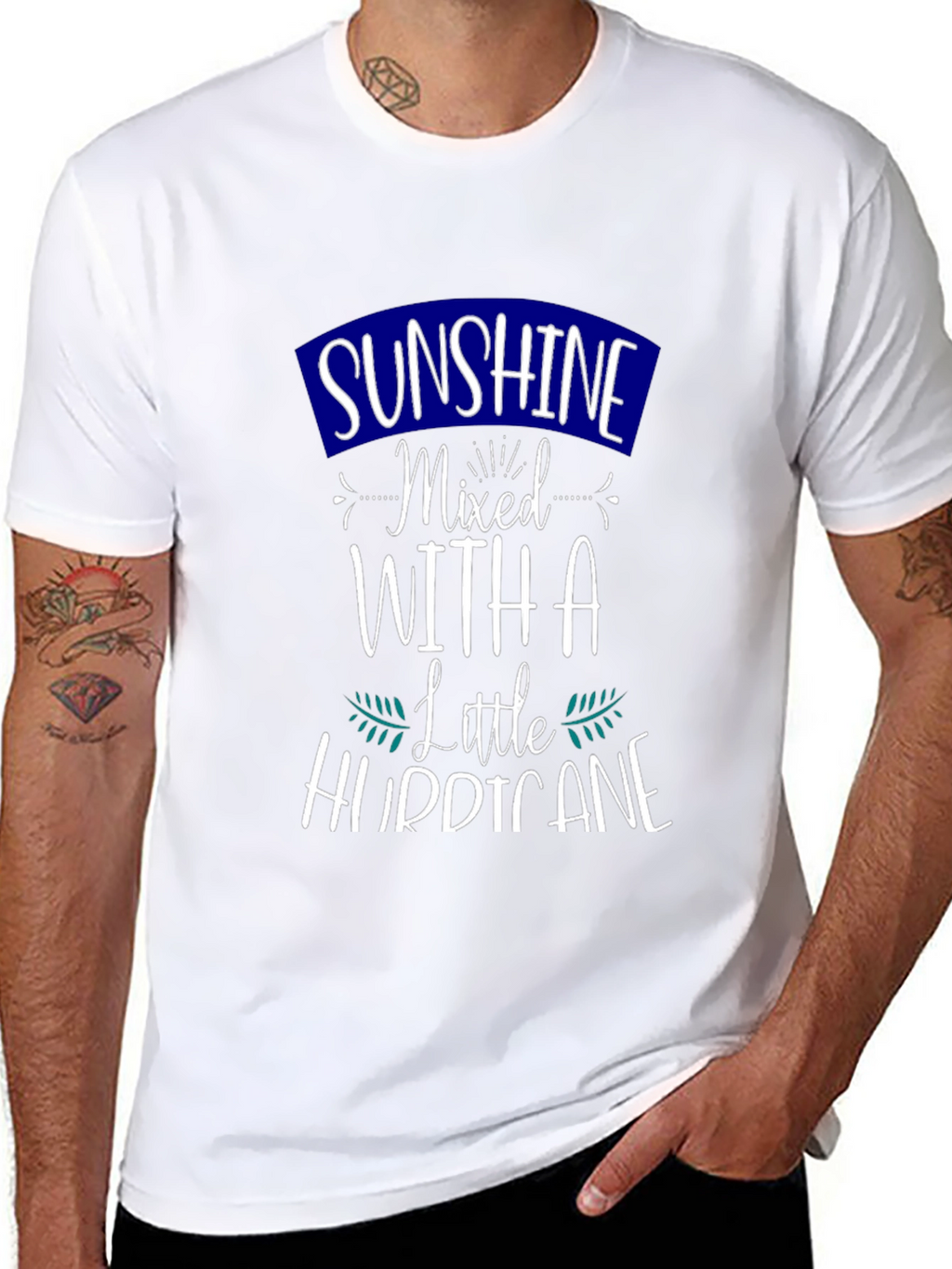 Sunshine Mixed With a Little Hurricane Graphic Tee