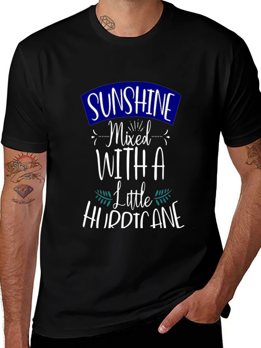 Sunshine Mixed With a Little Hurricane Graphic Tee