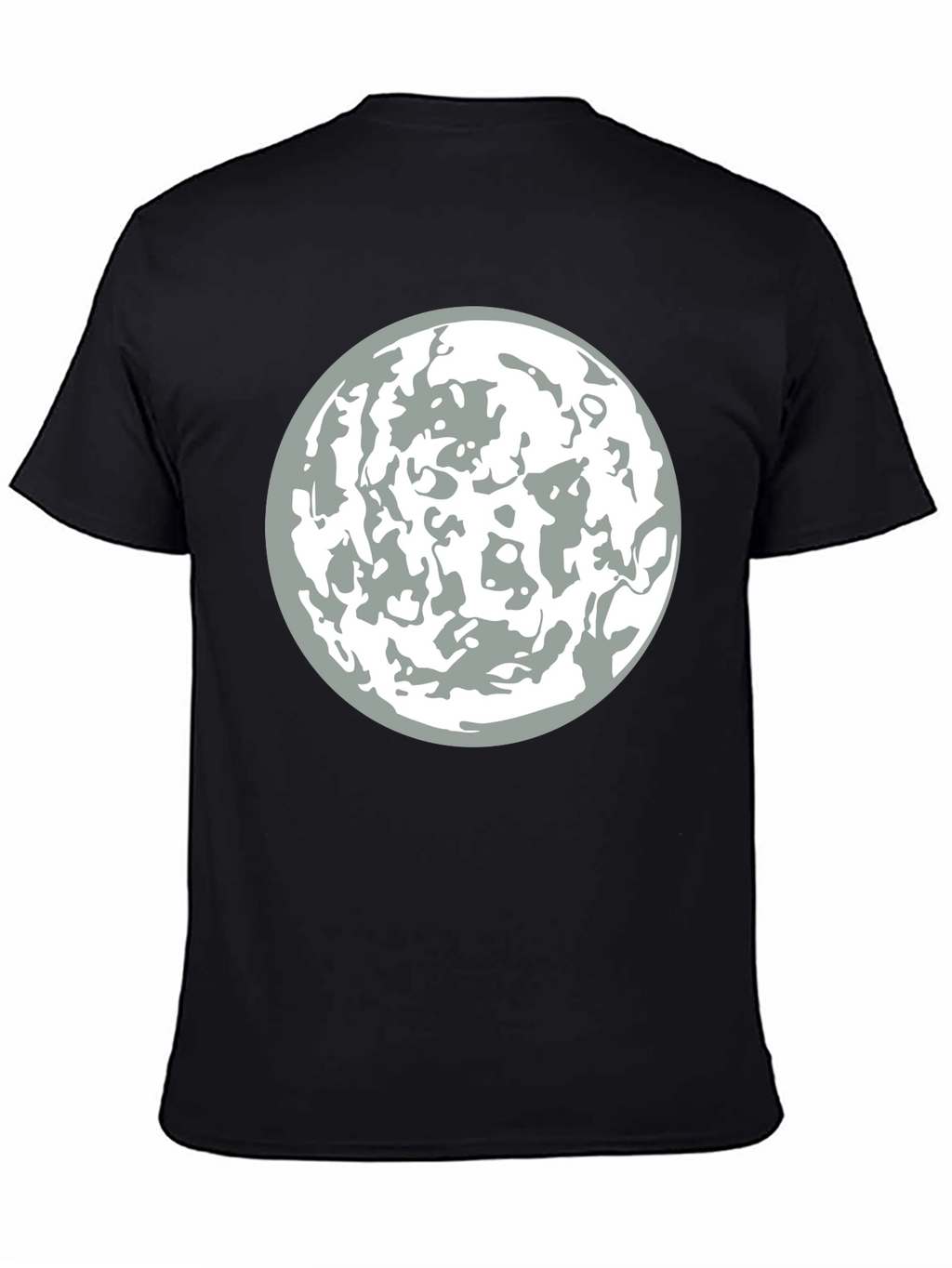 Lunar Graphic Tee - Stylish Moon Design T-Shirt