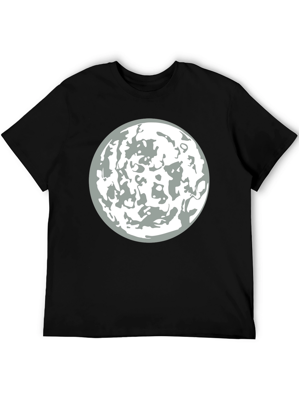 Lunar Graphic Tee - Stylish Moon Design T-Shirt