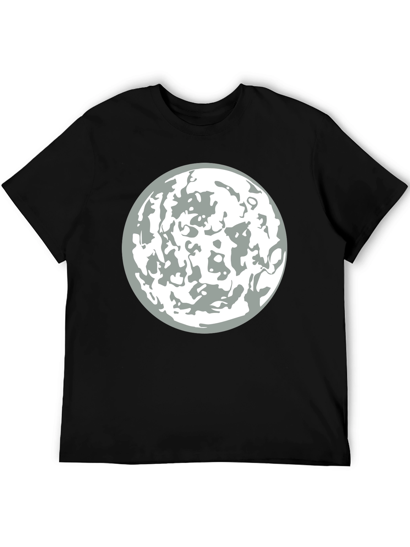 Lunar Graphic Tee - Stylish Moon Design T-Shirt