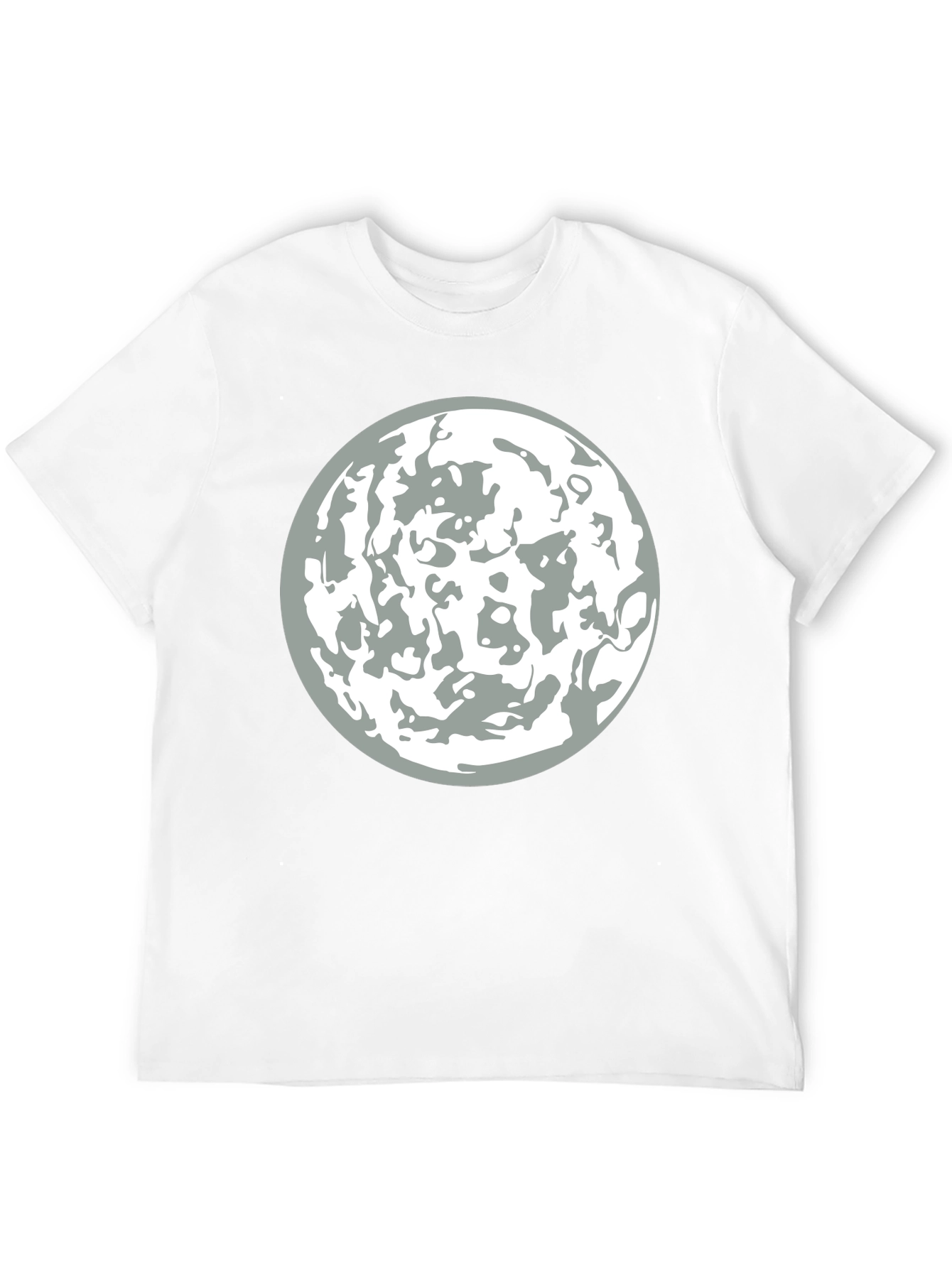 Lunar Graphic Tee - Stylish Moon Design T-Shirt