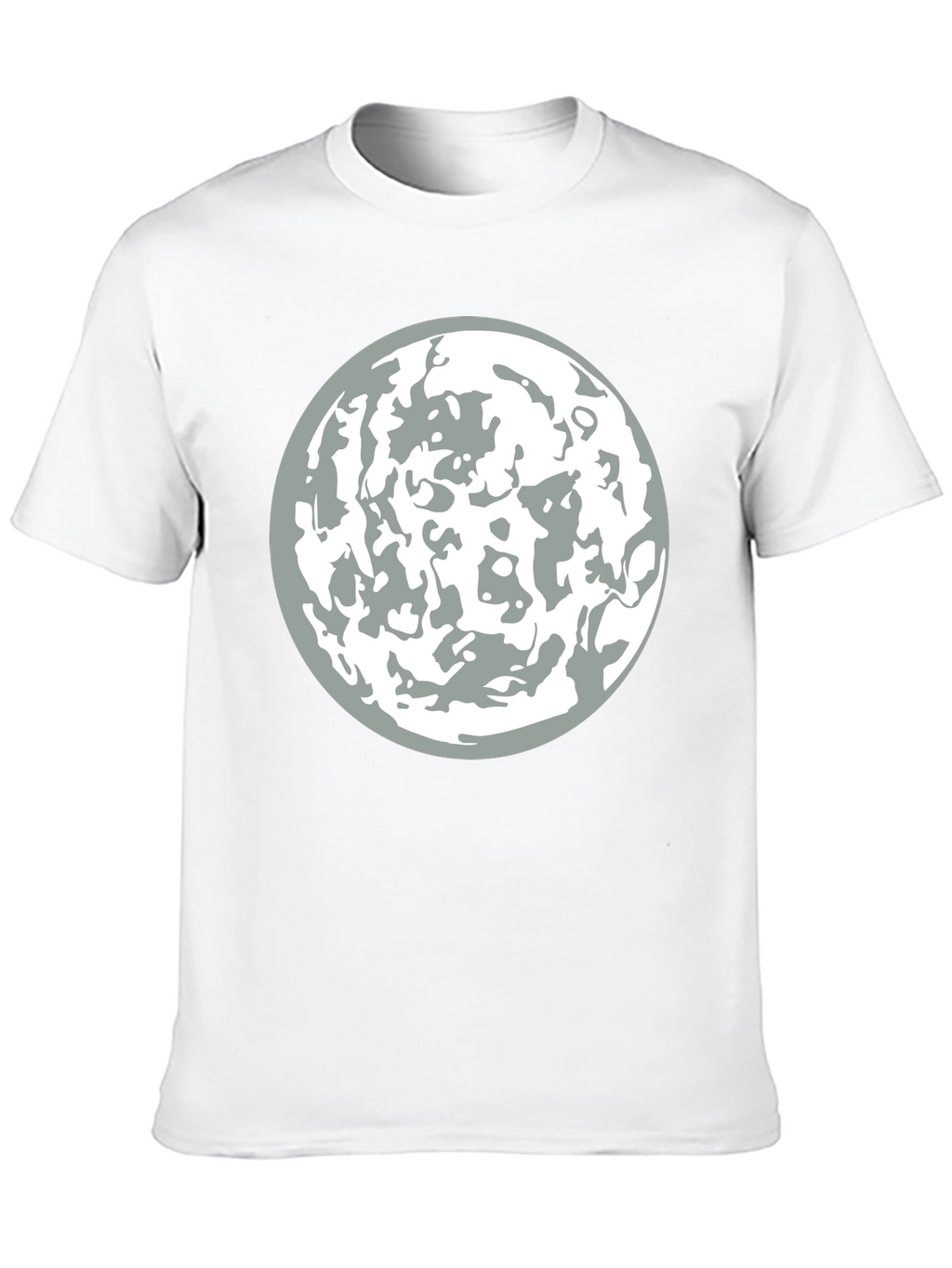 Lunar Graphic Tee - Stylish Moon Design T-Shirt