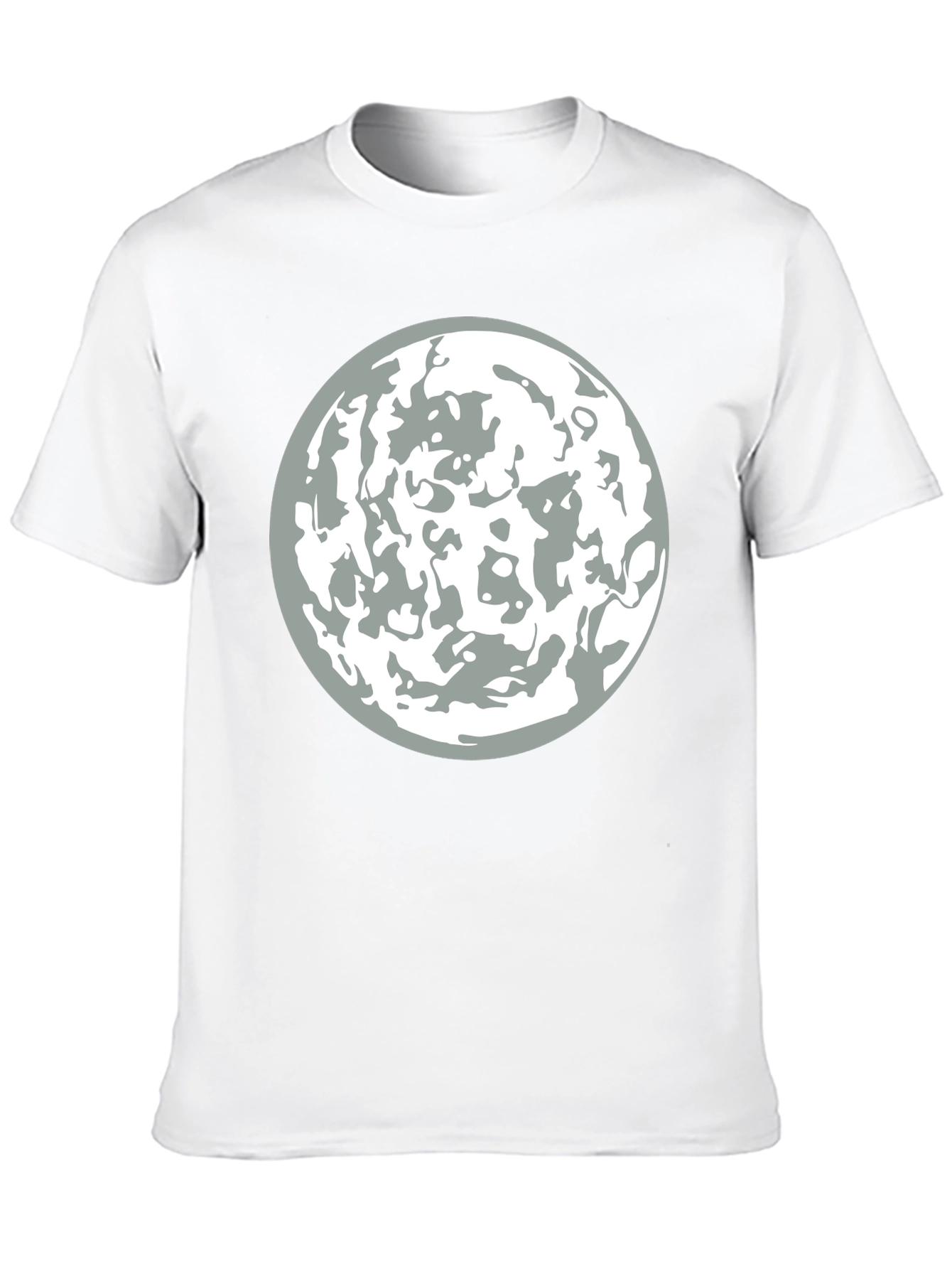Lunar Graphic Tee - Stylish Moon Design T-Shirt