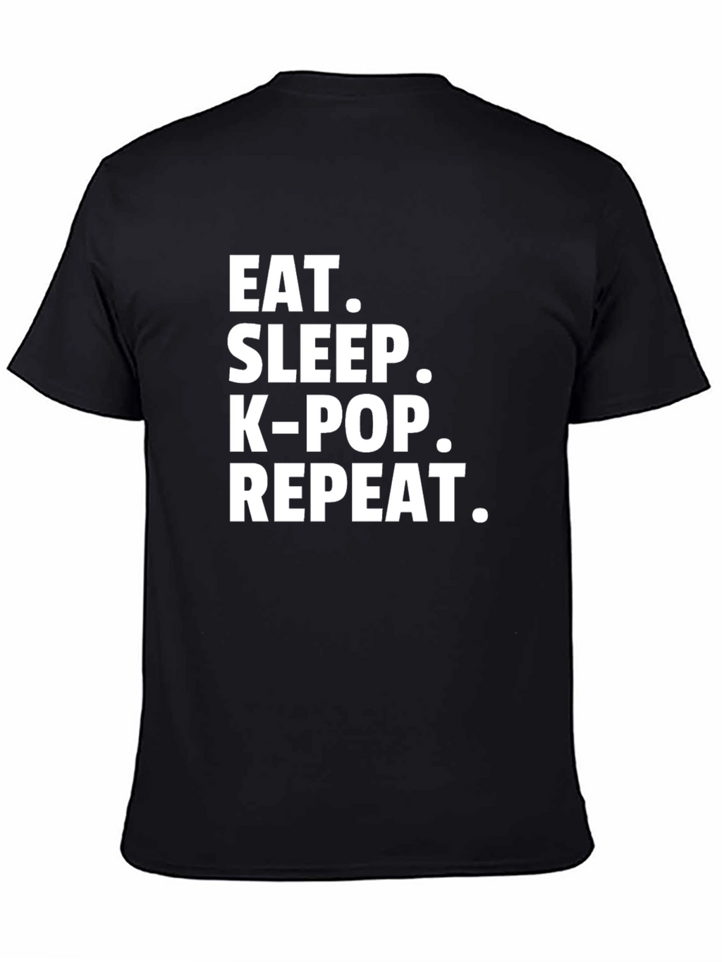 Eat Sleep K-Pop Repeat T-Shirt - Stylish Graphic Tee