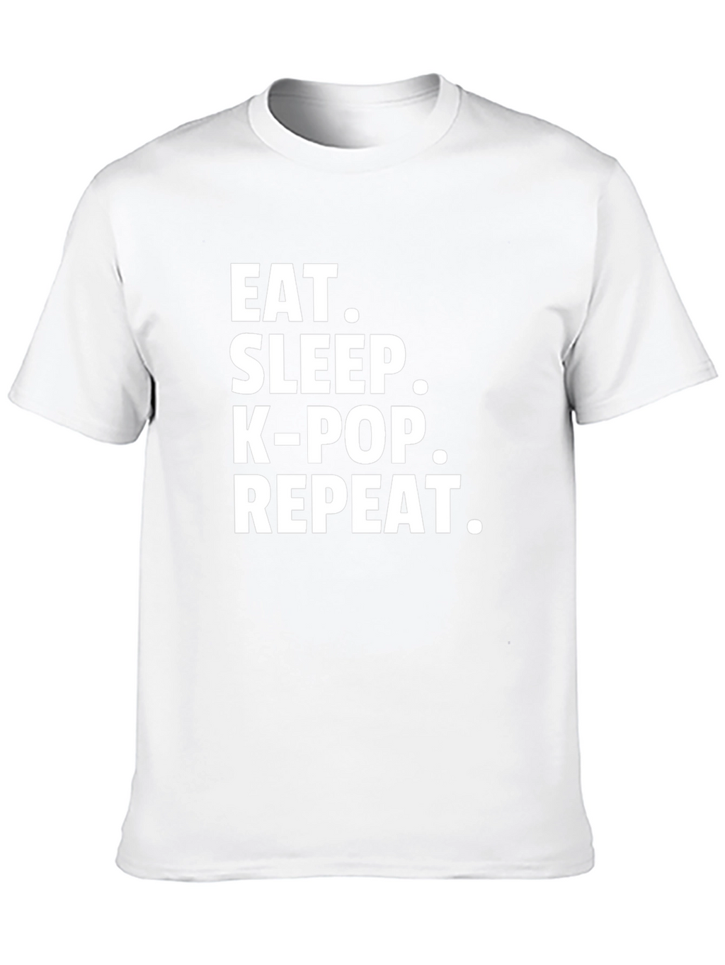 Eat Sleep K-Pop Repeat T-Shirt - Stylish Graphic Tee