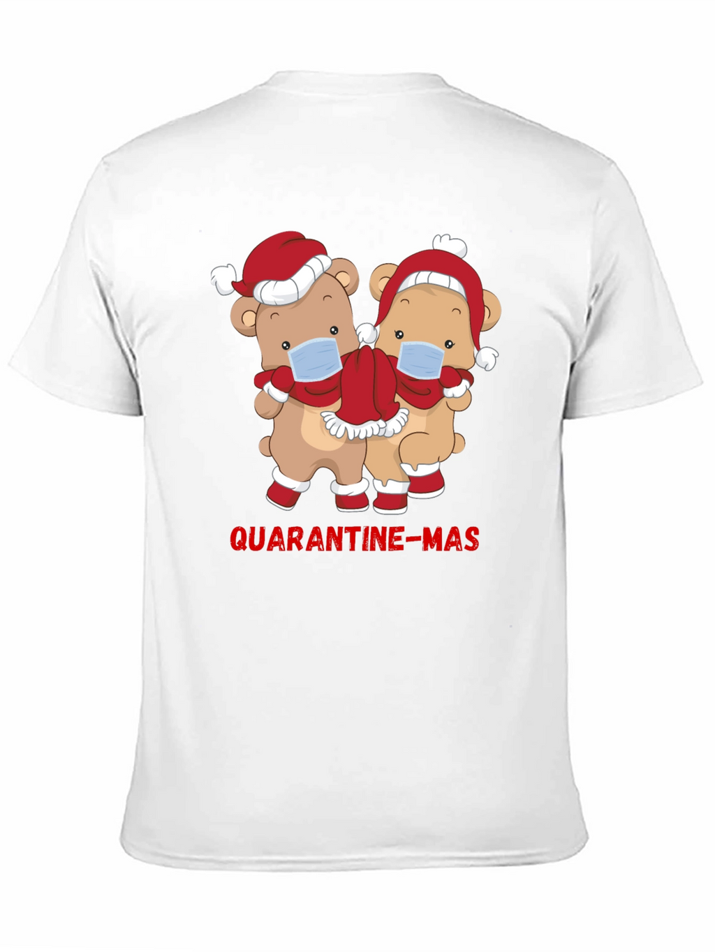 Quarantine-Mas Bear Graphic T-Shirt