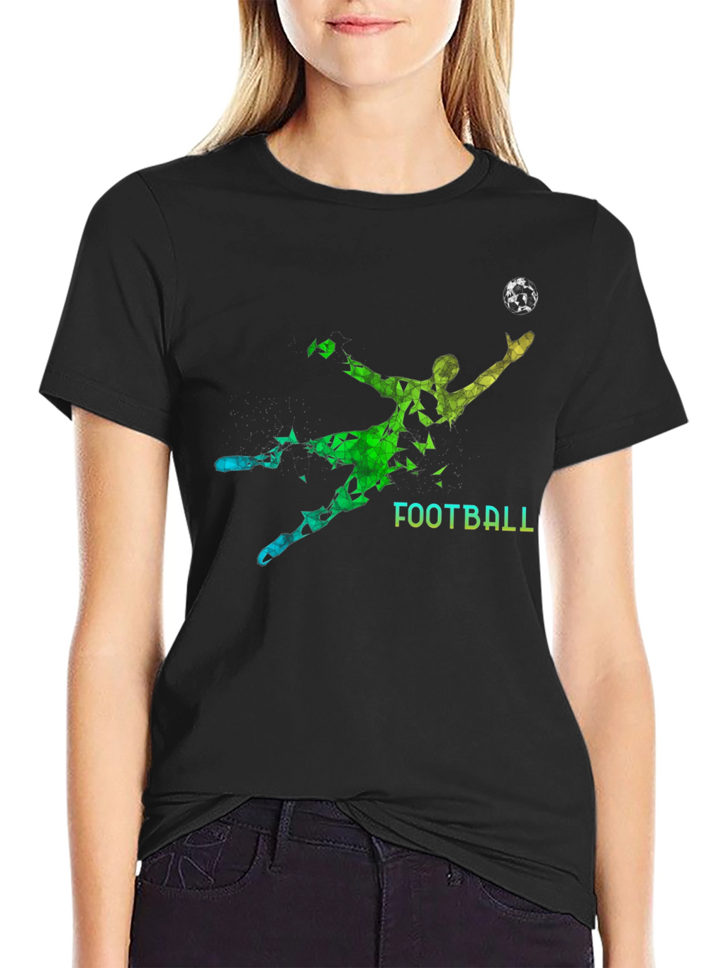 Abstract Football T-Shirt